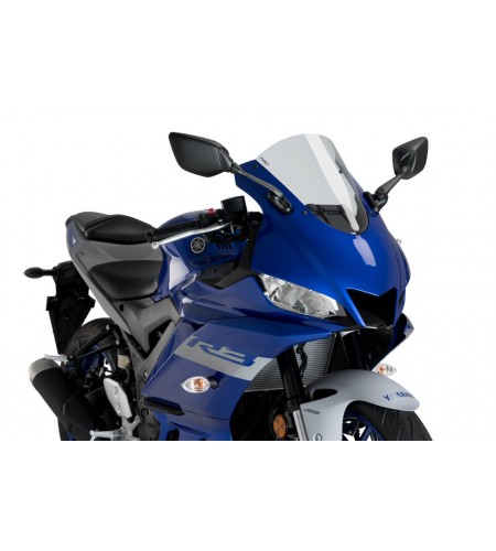 Bulle racing transparente Yamaha YZF-R3 19- | Puig R-Racer