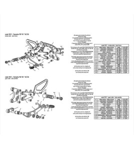 platine intermediaire racing Yamaha YZF-R1/R1M '15-23 | PS_045 Bonamici